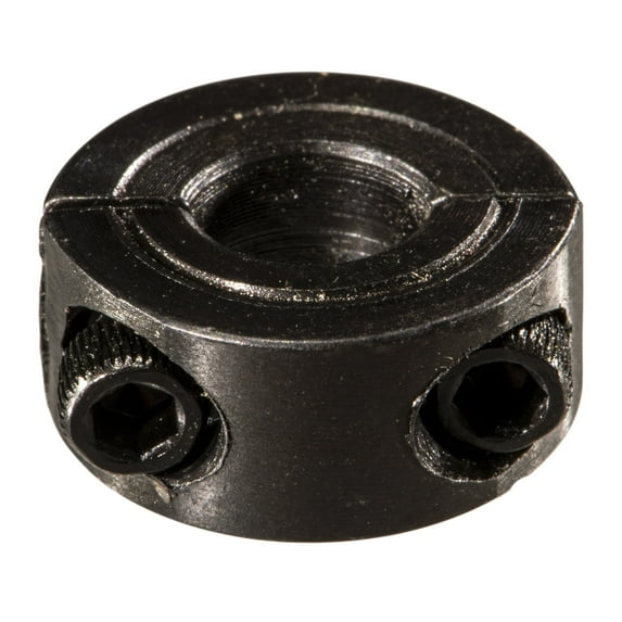5/16" Black Oxide Steel Double Split Shaft Collar (2 pcs.)