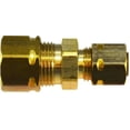 thumbnail image 1 of 5/16 Comp Union W/26004, Captive Sleeve Compression, Brass Fittings, 1 of 1