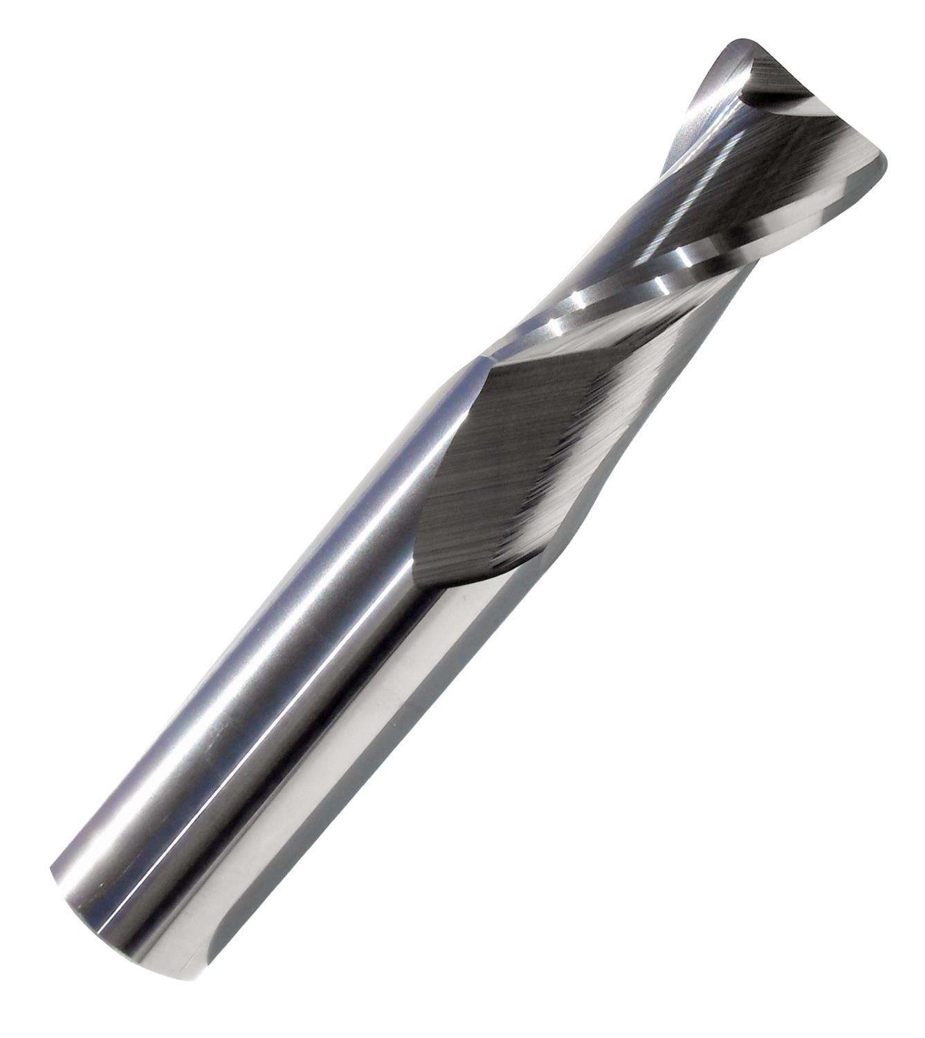5/16 Diameter 2 Flute Carbide End Mill Bright .060" Corner Radius, .812" Length of Cut, 2-1/2" Overall Length