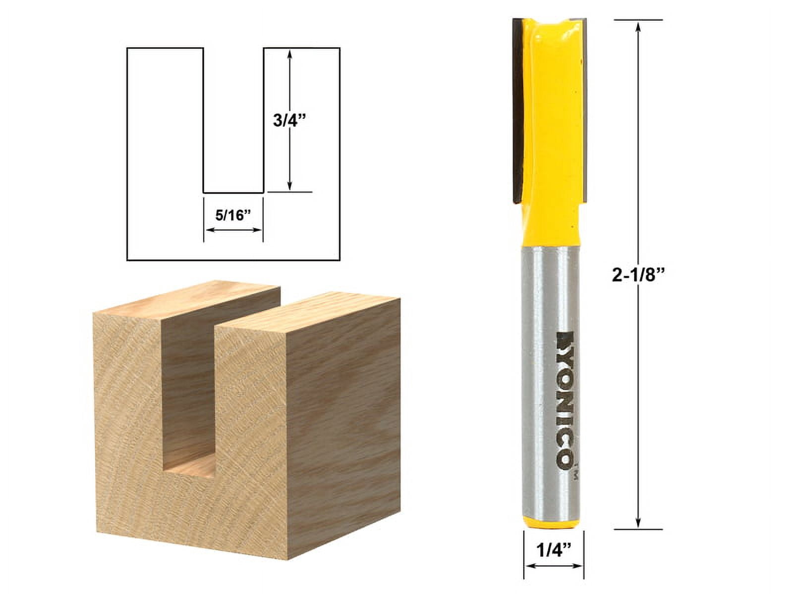 Straight Router Bit Sizes 5/16