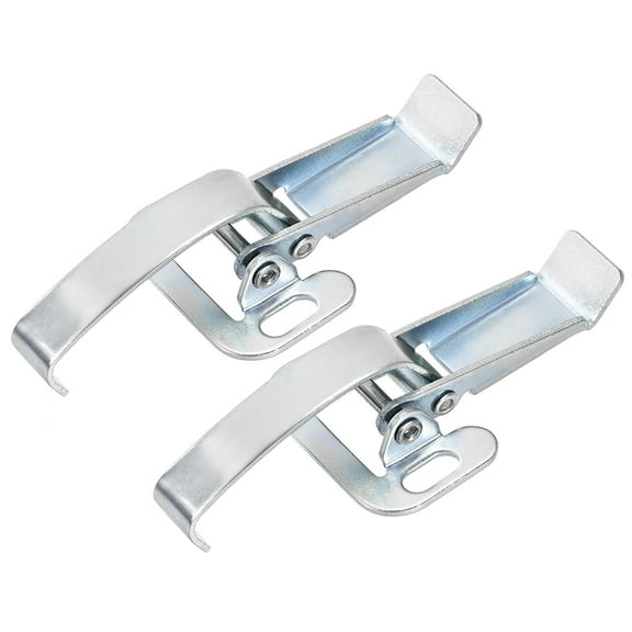 5.16" Galvanized Draw Toggle Latch with Spring-steel Hook - 2 Pcs