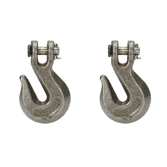 5/16" Grade 100 Clevis Grab Hook - 2 Pack