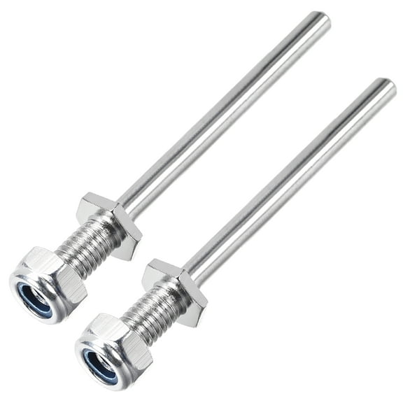 5/16 Inch Diameter X 2.4 Inch Length Landing Gear Steel Axle Shaft Drive Axle for RC Airplane - 2PCS