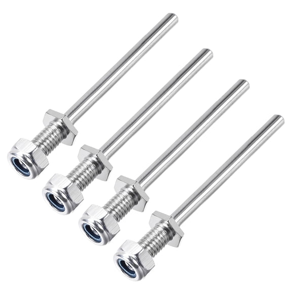 5/16 Inch Diameter X 2.4 Inch Length Landing Gear Steel Axle Shaft Drive Axle for RC Airplane - 4PCS