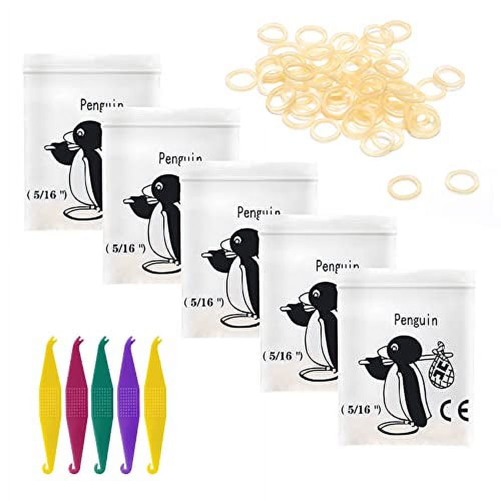 5/16 Inch Orthodontic Elastic Rubber Bands, 500 Pack, 4.5 Ounce Small