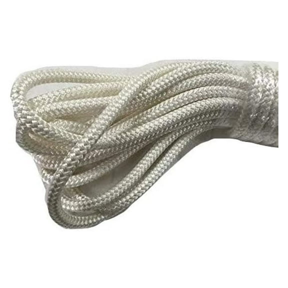 5/16 Inch by 60 Feet Double Braid Polyester Rope White