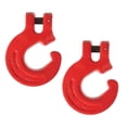 thumbnail image 1 of 5/16" Logging Chain Choker Hook G80 2 Tons 4500 Lbs WLL (2 Pack), 1 of 9