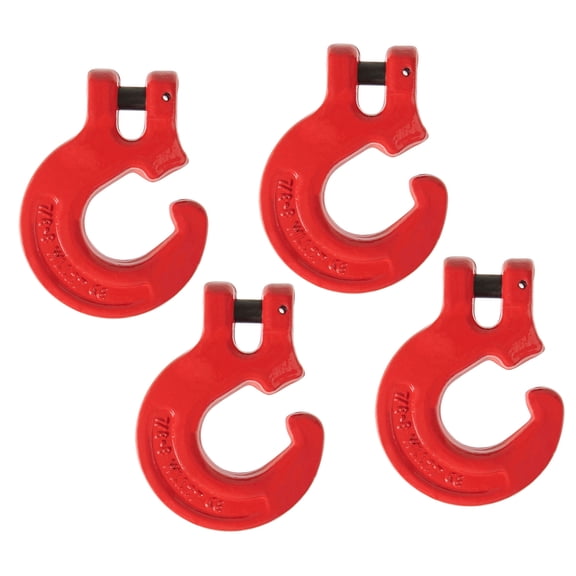 5/16" Logging Chain Choker Hook G80 2 Tons 4500 Lbs WLL (4 Pack)