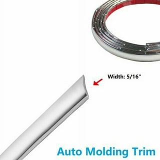 Chrome molding 6mm x 15m self-adhesive universal car car chrome strip