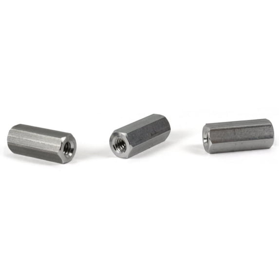 5/16" OD Hex Standoffs (Female-Female) / 10-32 x 1/2" / Stainless Steel - 100 Piece Carton