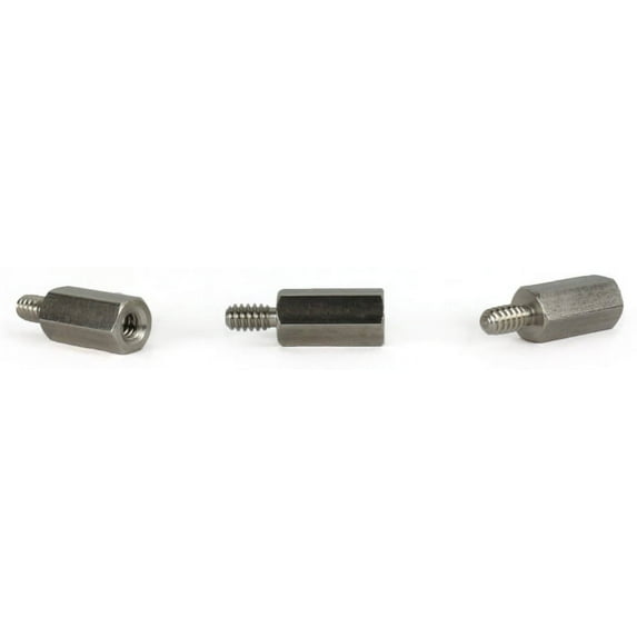 5/16" OD Hex Standoffs (Male-Female) / 8-32 x 1/4" / Stainless Steel - 100 Piece Carton