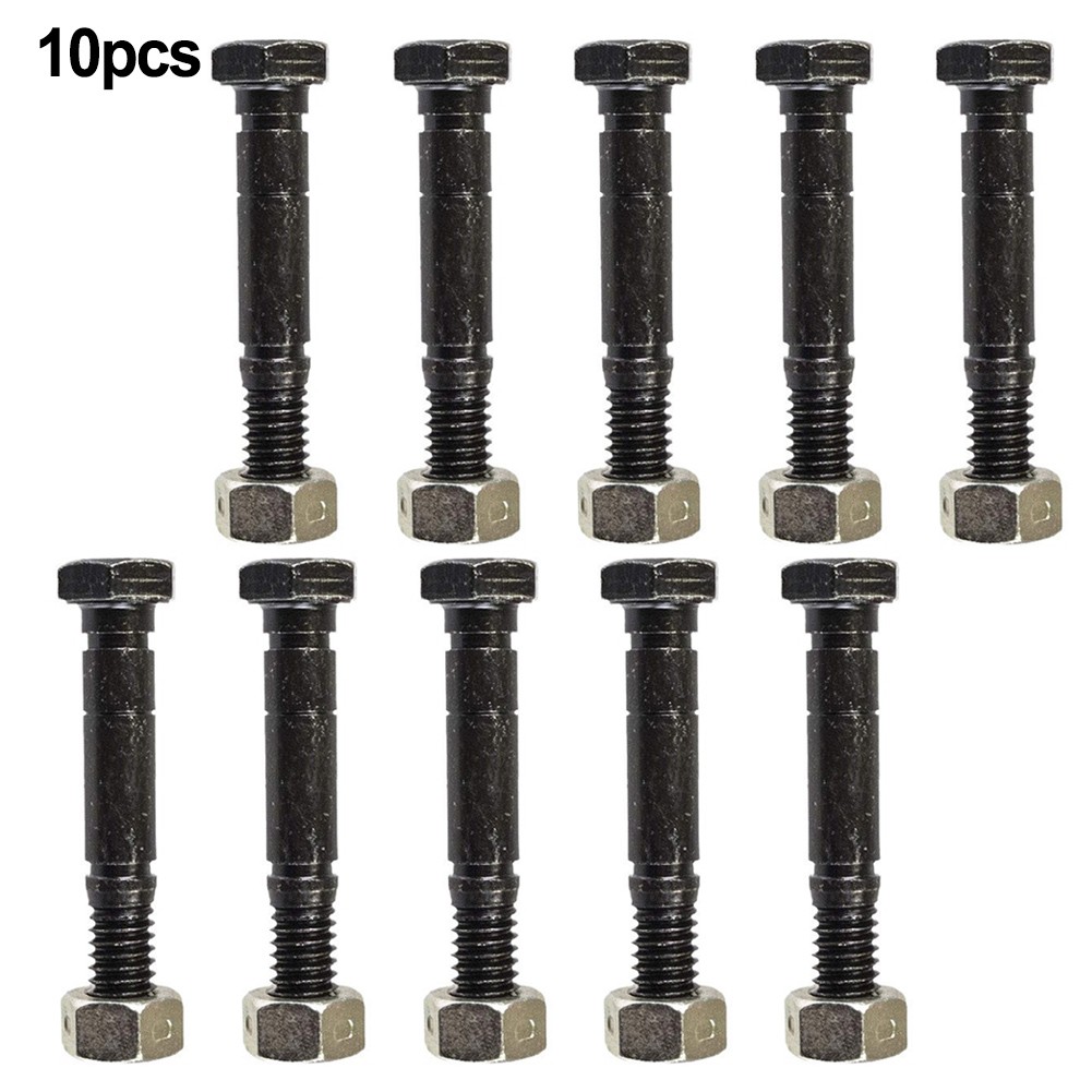 Lot De 10 Boulons De Cisaillement Et écrous Rotary 5575 - Pour Tondeuse Ariens 52100100 - Diamètre 5/40,6 Cm