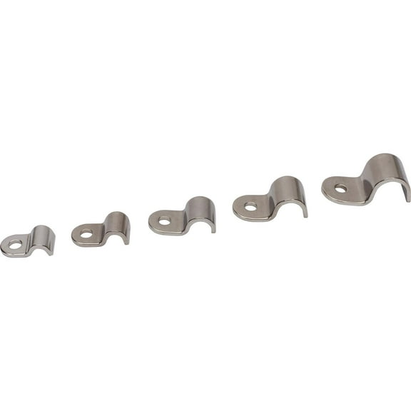 5/16 Stainless Steel Single Line Clamps, Pack of 12