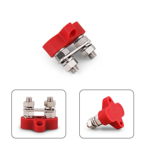 5/16" Terminal Stud M8 12v/24v Junction Block Bus Bar Insulated Dual Power Post