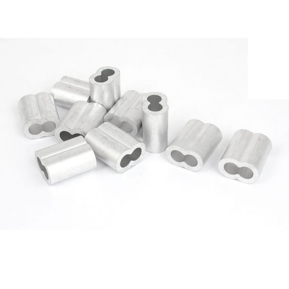 5/16" Wire Rope Aluminum Sleeves Clip Fittings Loop Sleeve Cable Crimps 10pcs