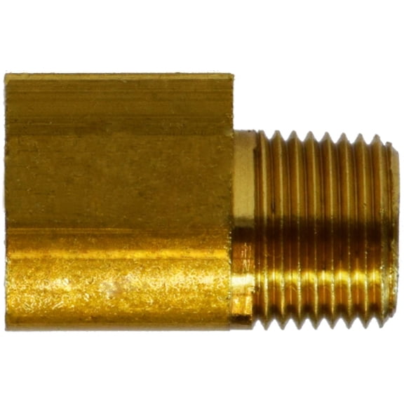5/16 X 1/8 Female Inverted Flare X MIP Elbow, Inverted Flare, Brass Fittings