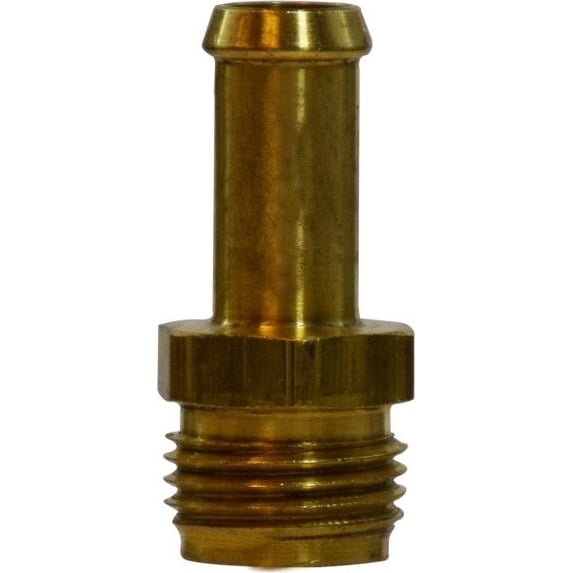 5/16 X 5/16 Inv Male Fuel, Hose Barb, Brass Fittings