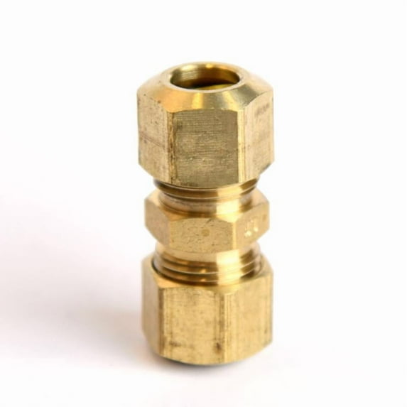 5/16 in. Compression X 5/16 in. D Compression Yellow Brass Union