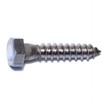 5/16" x 1-1/2" 18-8 Stainless Steel Hex Head Lag Screws HLSHSS-156