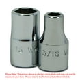 thumbnail image 1 of 5/16" x 1/4" Drive 6 Point Shallow Supertorque™ Socket, Chrome Finish. Not Suitable For Impact Use. Williams® USA # JHWM-610, 1 of 4