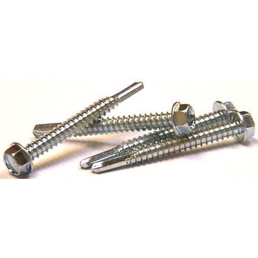 1000 Pack Lexar Industrial Indented Hex Washer Screws – 5/16-18 X 1-1/8, Unslotted Machine Screws