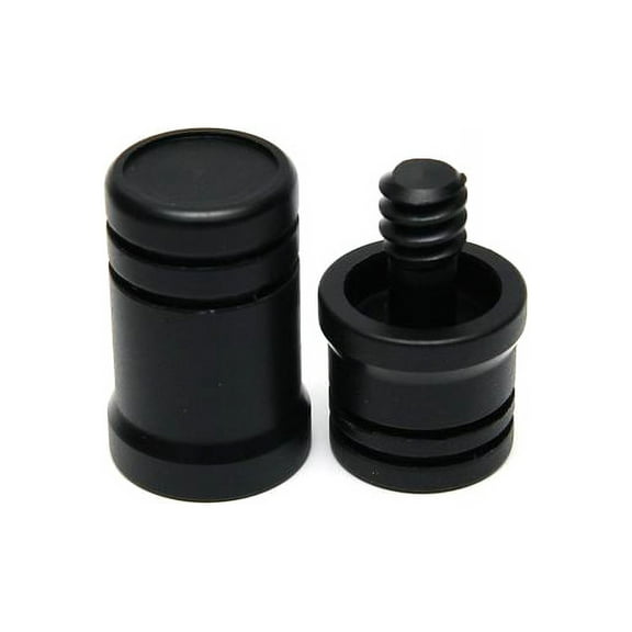 5/16 x 14 Pool Cue Stick Joint Protectors Set Male & Female Plastic - Black, Fits Most Joss, Schon, Balabushka, Espiritu and Falcon Cues