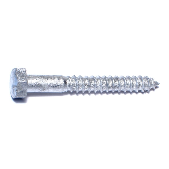 5/16" x 2-1/2" Hot Dip Galvanized Steel Hex Head Lag Screws HLSHS-327