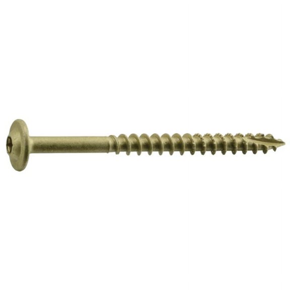 5/16 x 3-1/2" Star Drive Tan Lag Saberdrive Screws 10 lb. Bucket (295 pcs.)