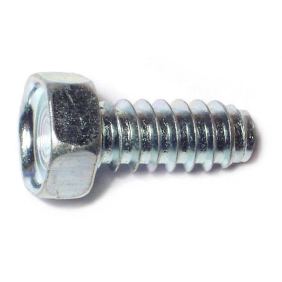5/16" x 3/4" Zinc Plated Steel Indented Hex Head Sheet Metal Screws SMSIH-116