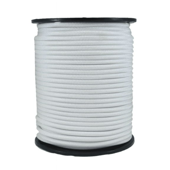 5/16" x 30 Ft (10 yards) White Premium Marine Grade Bungee Shock Stretch Cord UV Resistance Heavy Duty for boat Kayak 30' (NOT for face cover making, NO Spool)