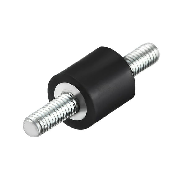 5/16"x 5/16" Rubber Shock Absorber Vibration Isolator w M3 x7.5mm Stud,8pcs