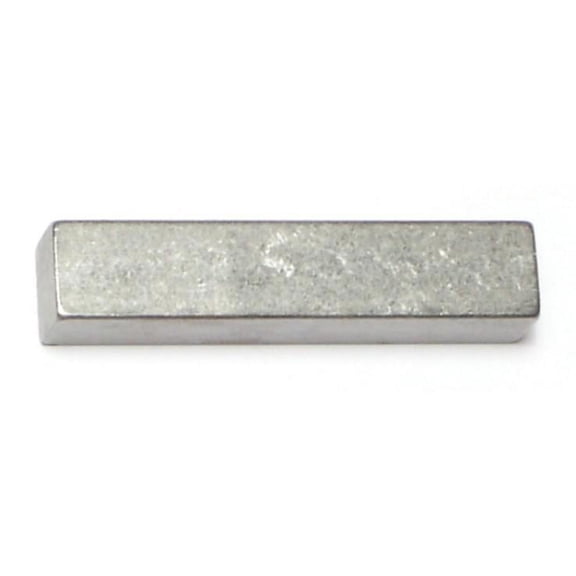 5/16" x 5/16" x 1-1/2" Zinc Plated Steel Square Machine Keys (6 pcs.)