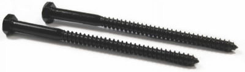 5/16" x 6" Lag Screws / Steel / Black Oxide - 200 Piece Carton