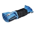 thumbnail image 1 of 5/16"x50' 5500lbs 4.8MMX15M 2.5Ton Towing Winch Rope Heavy Duty Cable String Line Synthetic Fiber With Sleeve Thimble ATV/UTV/ ,Durable & Safe, 1 of 5