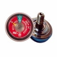thumbnail image 1 of 5-195 psi. Pressure Gauge for Portable Dry Chemical Fire Extinguishers, 1 of 2