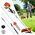 thumbnail image 1 of 5 in 1Gas Weed Wacker，62cc 2 Stroke Full-Functional Petrol Hedge Trimmer,Gas Weed Eater,Grass Cutter Machine,Straight Shaft Grass Trimmer Cordless for Gardening, 1 of 8