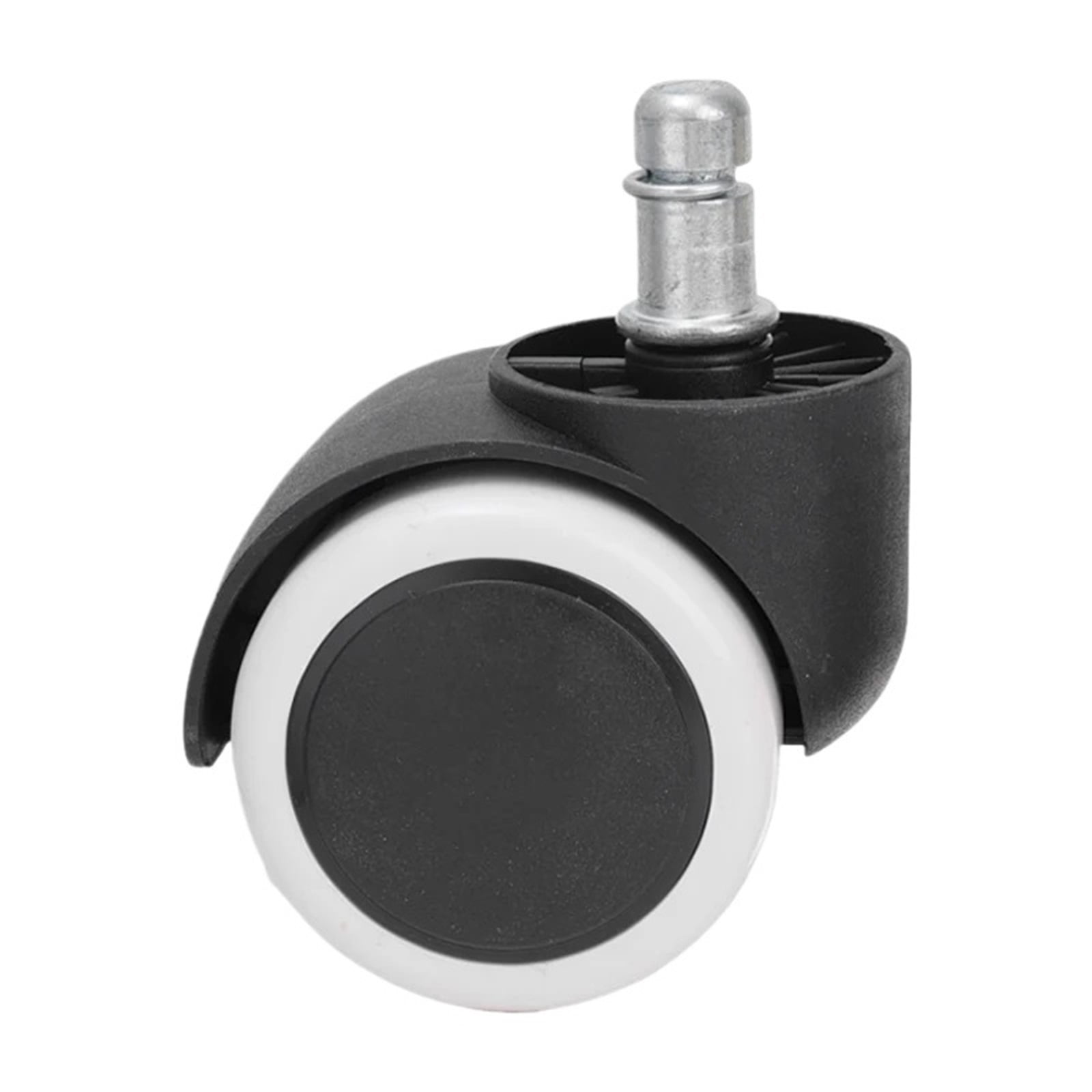 5/1PCS Chair Wheel Caster Replacement Soft Mute Desk Caster Wheels For Work Chair Heavy Duty Safe Rolling Office Chair Wheels ,Reliable