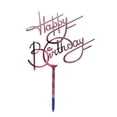 thumbnail image 1 of Under $5 1Pc Cake Insert,Acrylic Cake Insert Creative Happy Birthday Birthday Cake Decoration Rose Red Rose Gold,Acrylic Cake Inserts Creative Happy Birthday Birthday Cake Decoration, 1 of 1