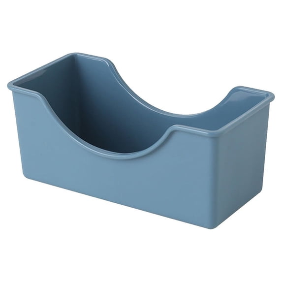 Under $5 1Pc Plate,Macaron Bone Spitting Dish Bone Spitting Dish Household Snack Small Dish Pickle Dish Plastic Snack Cake Dish Dining Table Garbage Plate Blue
