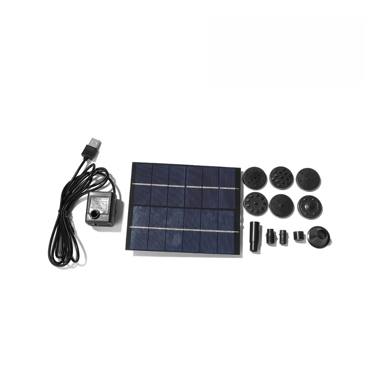 51W DIY Solar Water Pump Kit With 96 Nozzles Solar Bird Bath