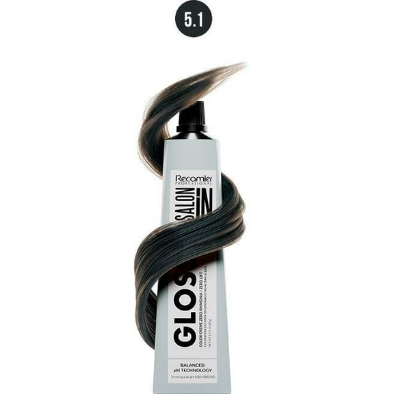 Recamier Professional Salon In Gloss Zero Ammonia / Zero Lift Color Creme 2.1oz - 5.1