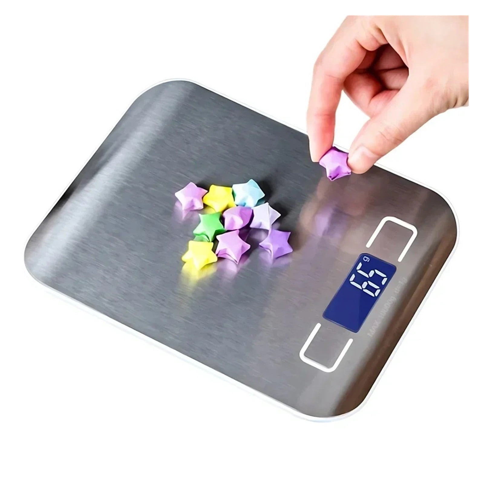 5/1kg Household Kitchen Diet Scales Measuring Tool Slim LCD Digital Scale Electronic ,Multiple Accessories