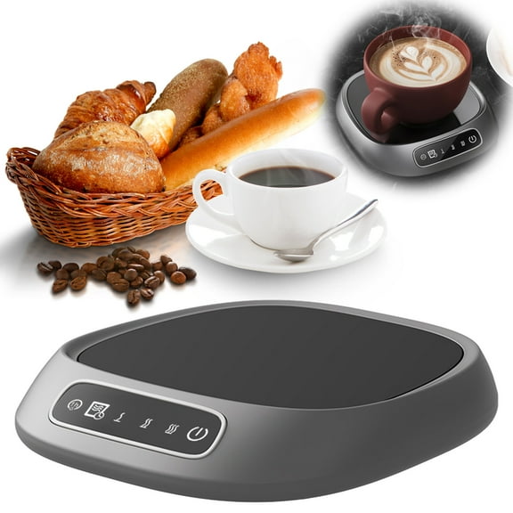 5.1x5.1x1.2Inch Coffee Mug Warmer,Coffee Mug Heaters with Auto Shut Off,Mug Set for Desk,3 Temperature Settings,1-8h Timer,Suitable for Giving Various Holiday Gifts