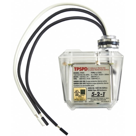 5-2-1 Compressor Saver Thermal Protected Surge Protction Device