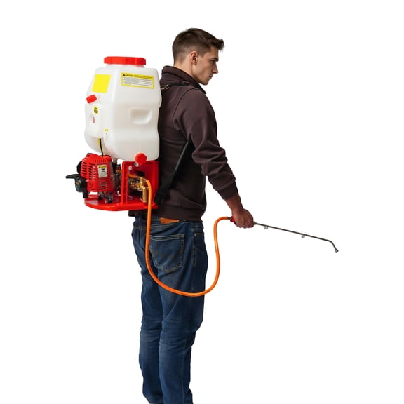 5.2 Gallon Gas Powered Backpack Sprayer, 8500RPM High-Powered Garden Weed Sprayer with Adjustable Pressure & Spray Range