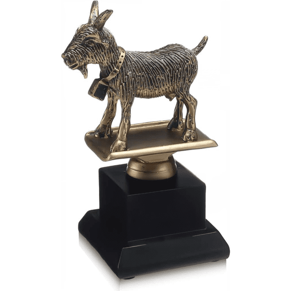 5.2 Inch Goat Trophy Greatest of All Time Recognition Award Sculpture