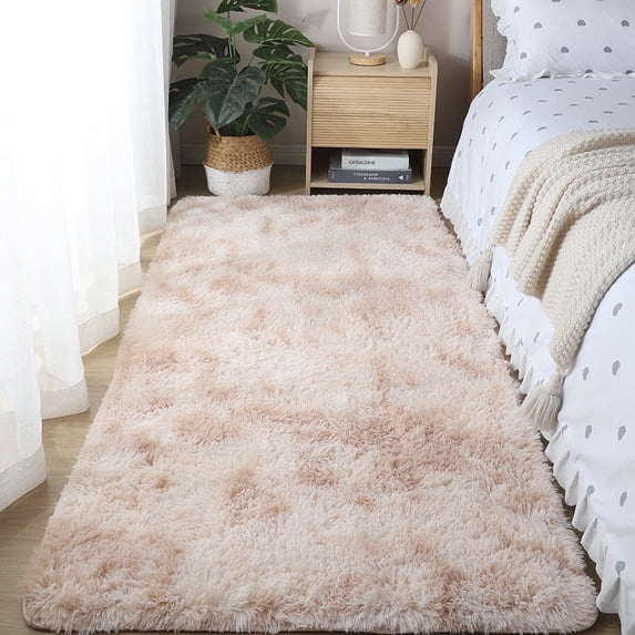 Feledorashia Super Soft Household Fluffy Area Rugs Home Plush Carpet Decor Floor Mat Keep Warm Cozy Carpet Shaggy Area Rugs for Bedroom Living Room,5.2'x2.6'