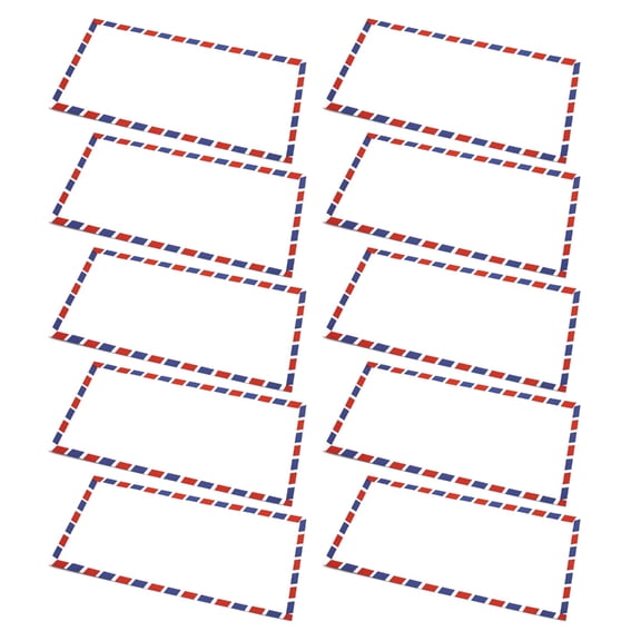 5/20/10 Pcs Airmail Envelopes Office Supplies Invitation Letter Envelopes Easy to Use