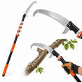 5-20FT Telescoping Manual Pole Pruner with Dual Locking System for Tree ...