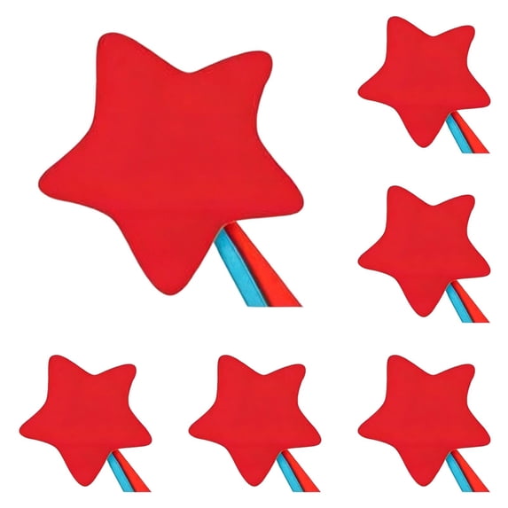 5-20PC Star Bean Bags Toss Colorful Bean Bags for Tossing with Ribbons for Toss Game Set Hand Toss Bean Bag Game for Carnival Party Favor Outdoor Toys Supplies